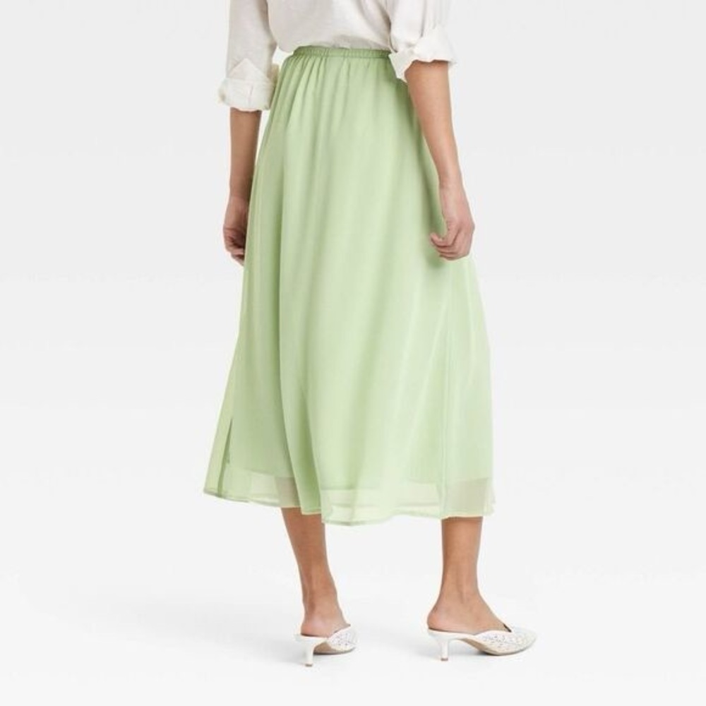 a new day Mint Green Midi Skirt - Picture 2 of 2